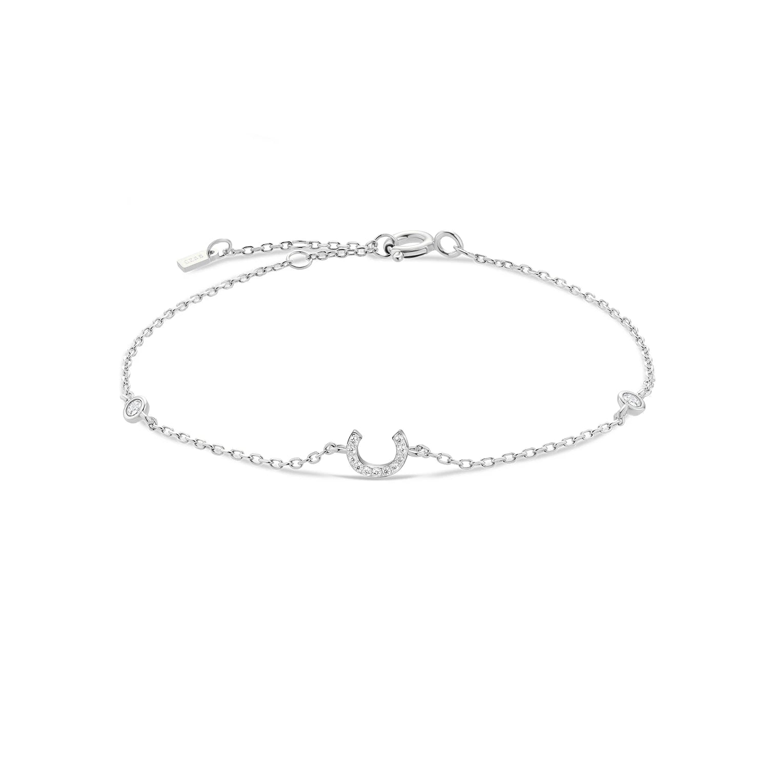Radiant Initials CZ Monogram Bracelet