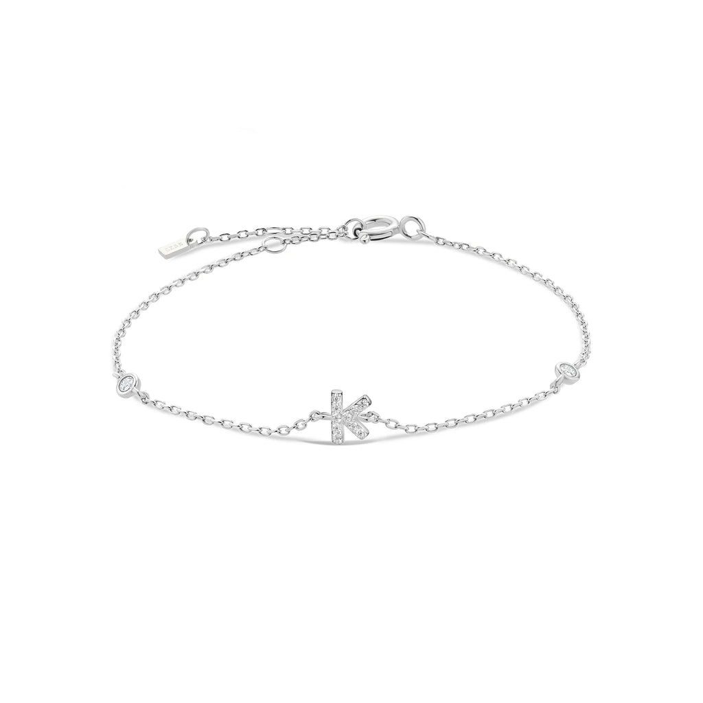 Radiant Initials CZ Monogram Bracelet